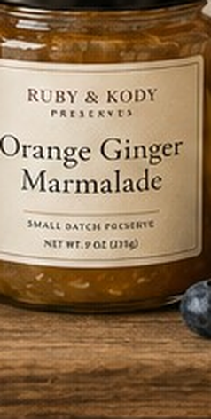 Ruby and Kody Orange Ginger Marmalade