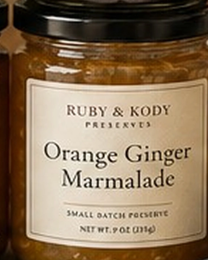 Ruby and Kody Orange Ginger Marmalade